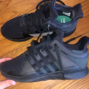 Black adidas EQT sneakers